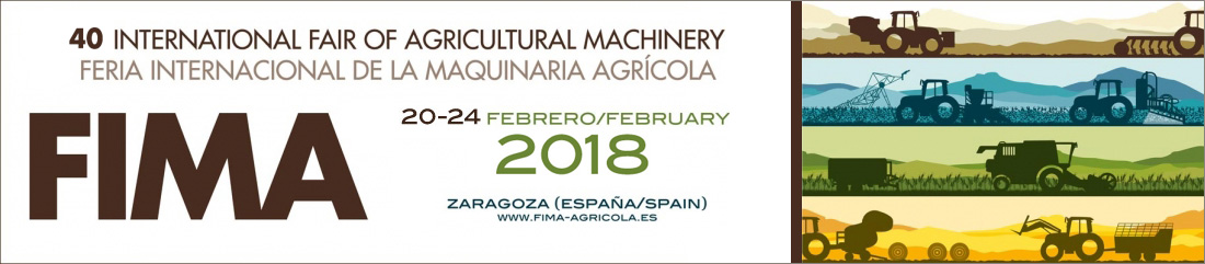 Banner 40 Feria Internacional de la maquinaría agrícola Fima 2018